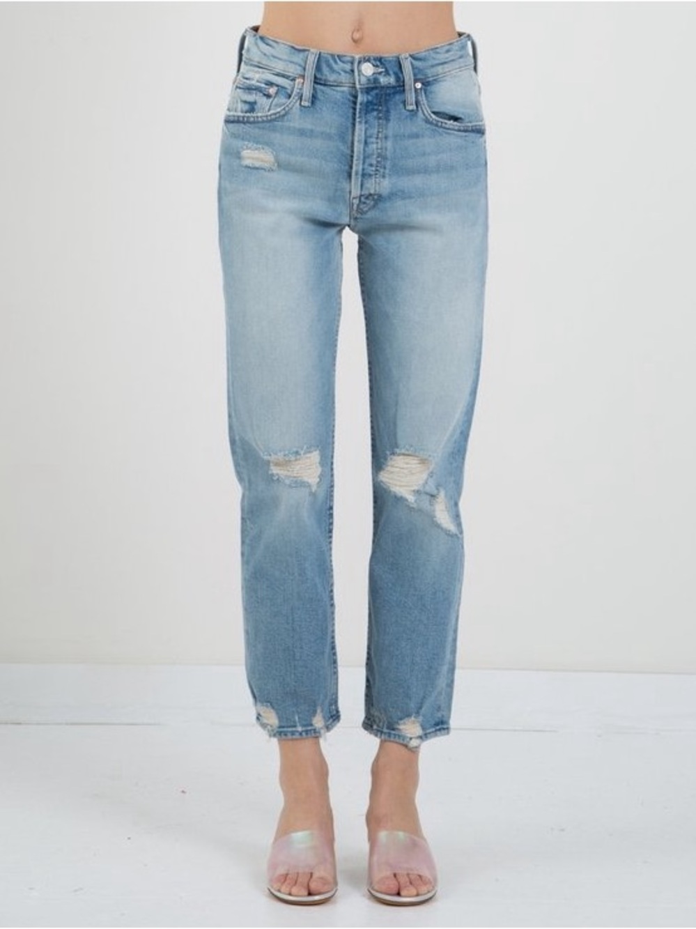 MOTHER The Tomcat Jeans | The Confession | Size 24 | Distressed Straight Leg
